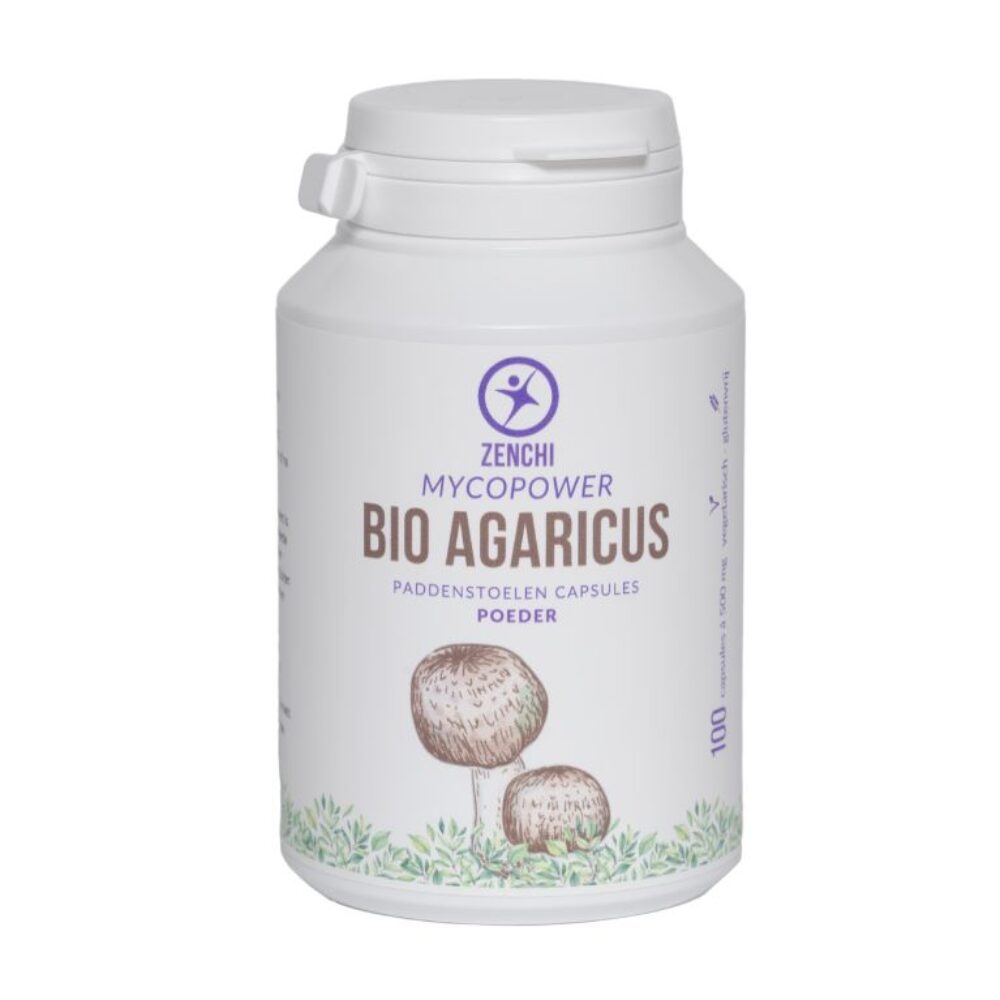 Mycopower BIO Agaricus Blazei Murill paddenstoelen poeder 100 capsules