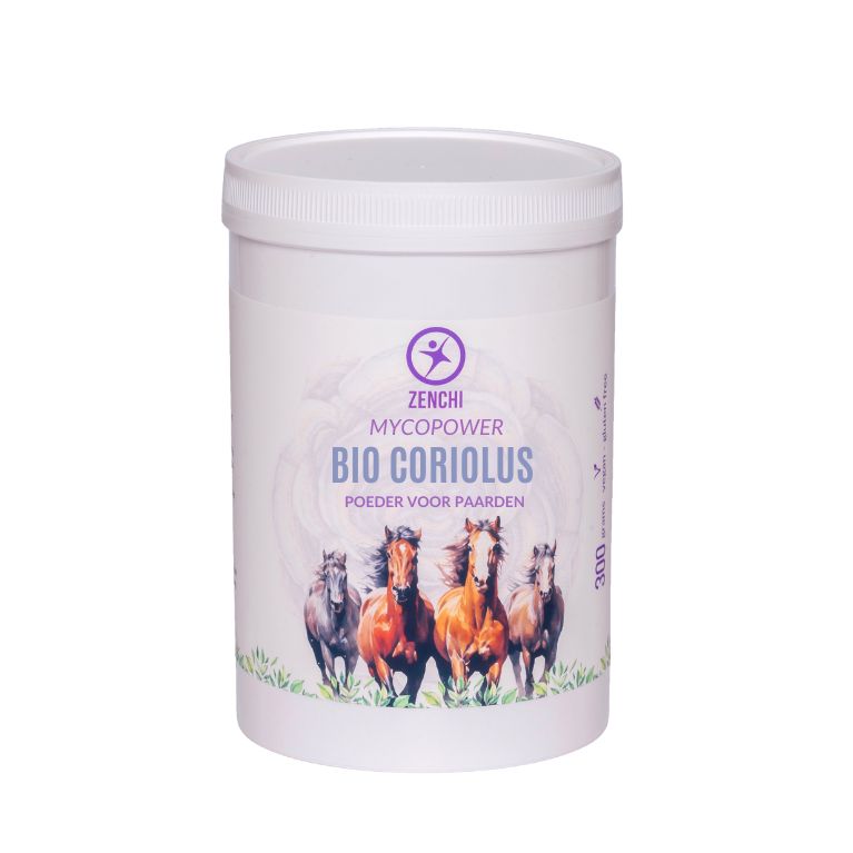 Mycopower Equi BIO Coriolus paddenstoelen poeder voor paarden