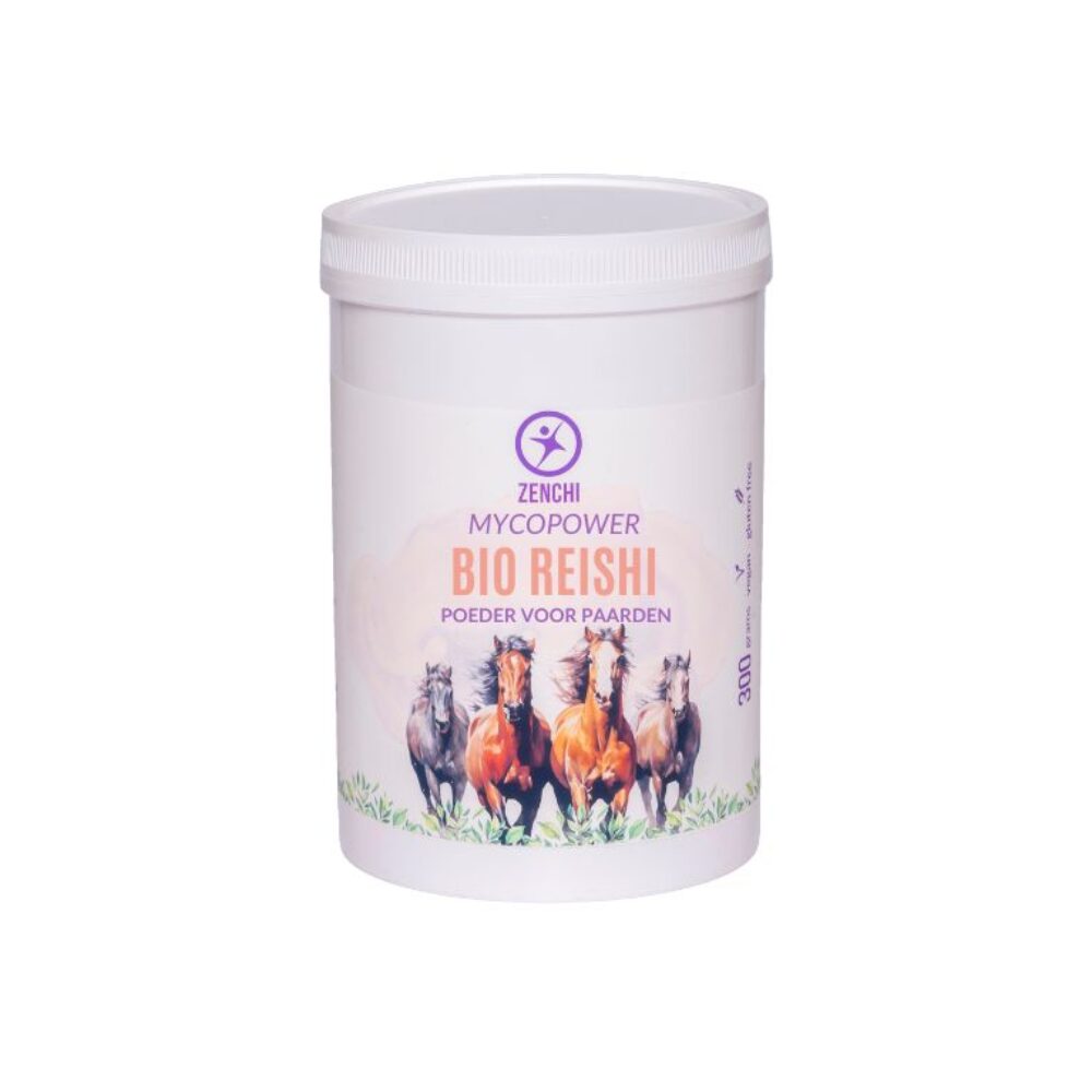 Mycopower Equi Reishi - Ganoderma lucidum - paddenstoelen poeder voor paarden